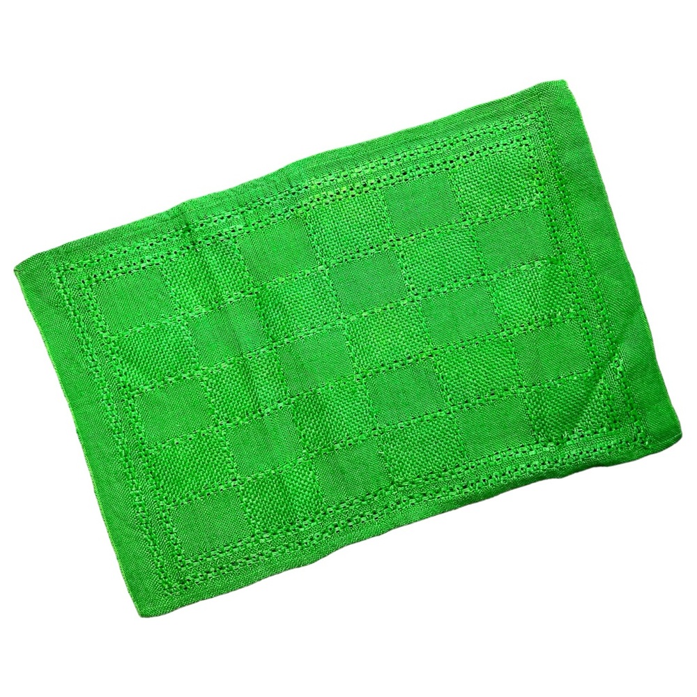 Vintage Set-4 Green Placemats Dayglow